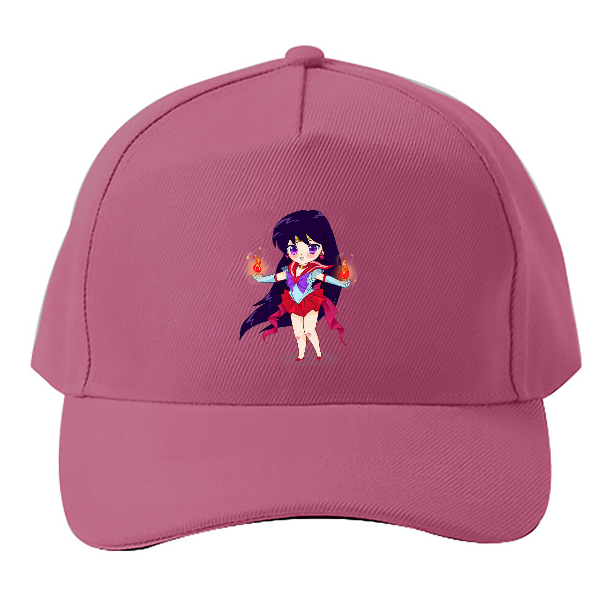 （画像用） 美少女戦士セーラームーン 火野レイ ひの レイ Sailor Moon Hino Rei （セーラーマーズ,Sailor Mars） ベースボールキャップ 綿100％ 男女兼用 帽子 スポーツ